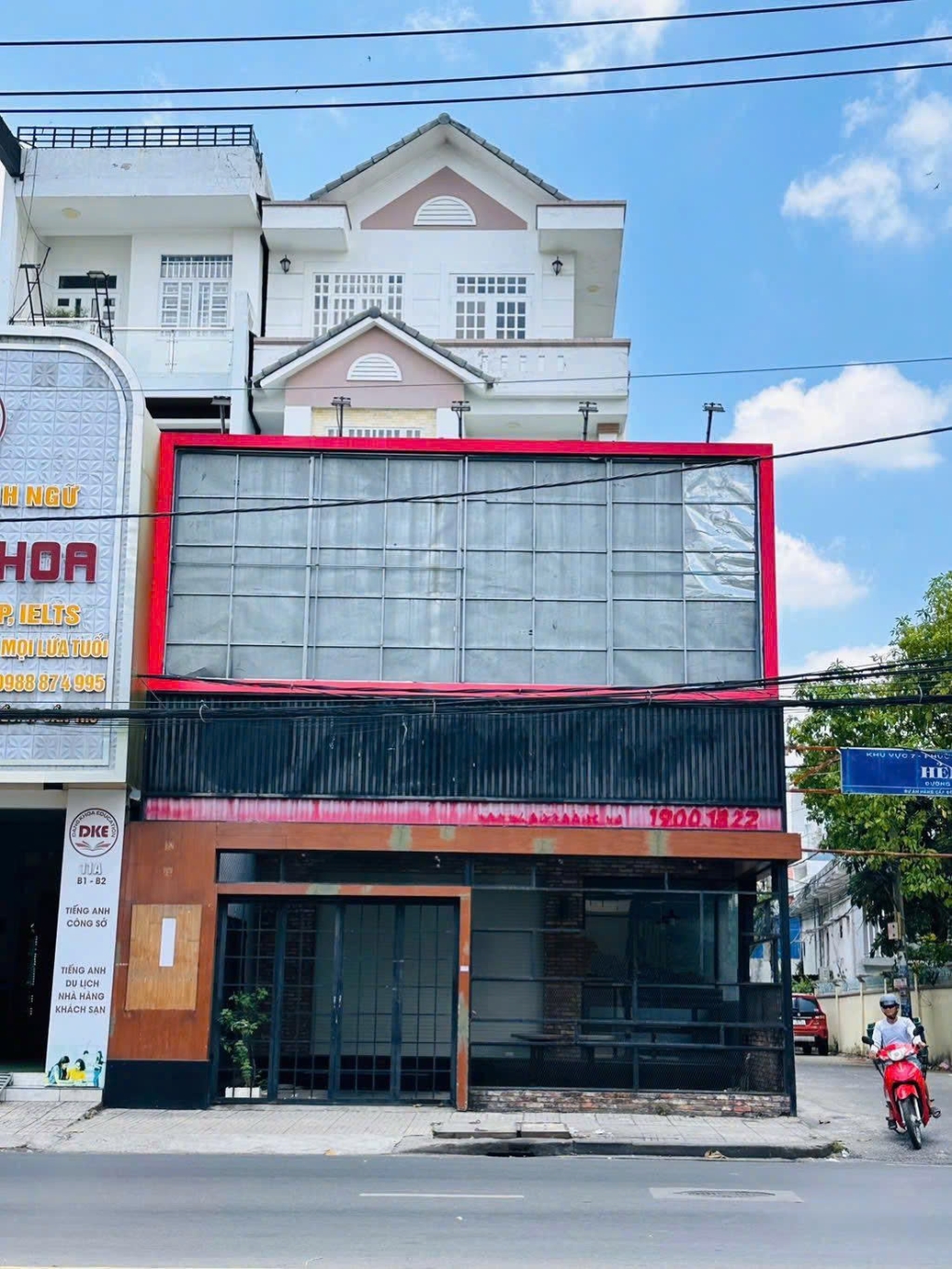 Cho thuê nhà 1 trệt 3 lầu góc 2 mặt tiền đường mậu thân, phường ninh kiều, tpct